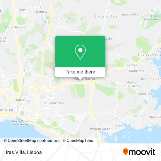 Iras Villa map