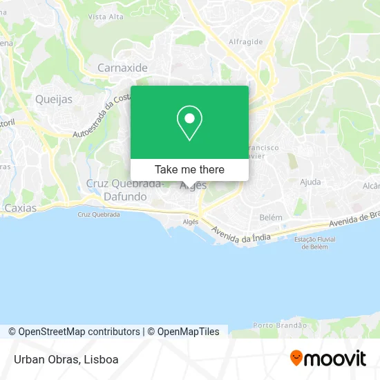 Urban Obras map