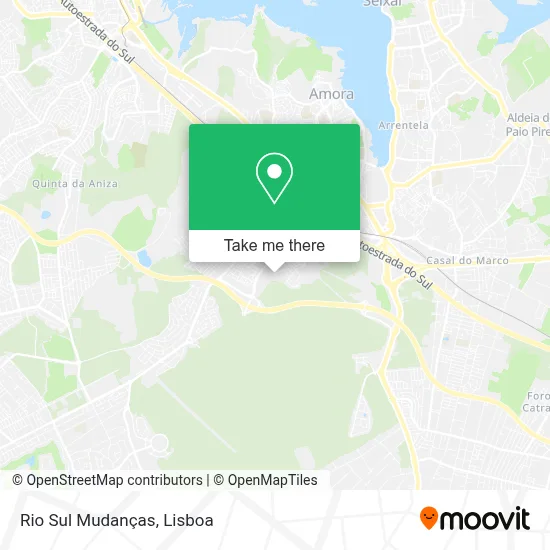 Rio Sul Mudanças map