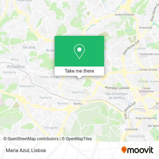 Maria Azul map
