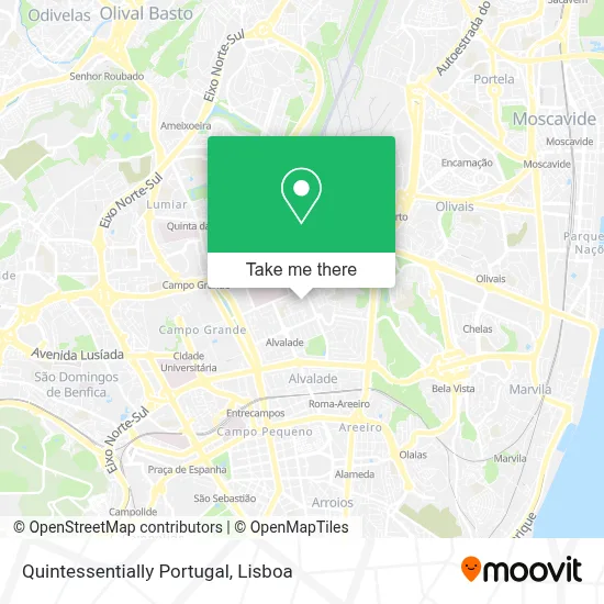 Quintessentially Portugal map