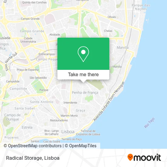 Radical Storage mapa