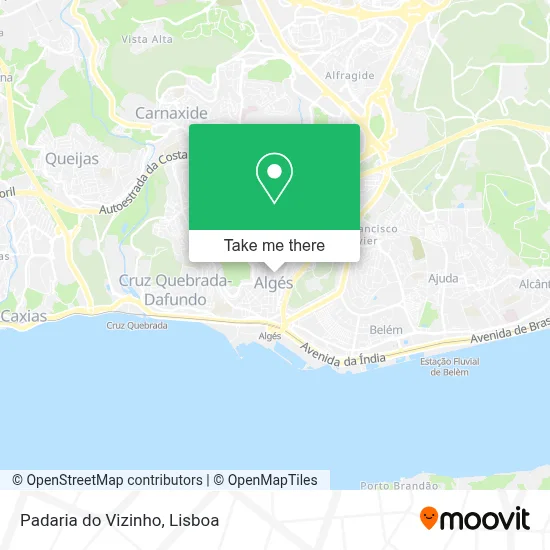 Padaria do Vizinho map
