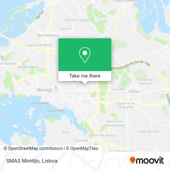 SMAS Montijo map