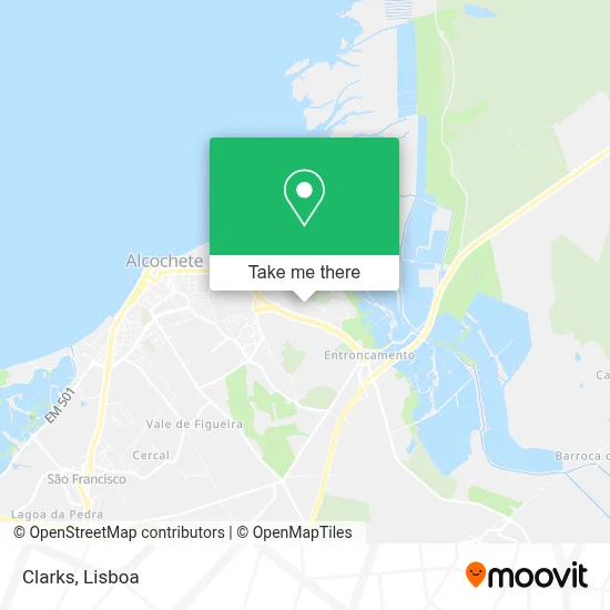 Clarks map