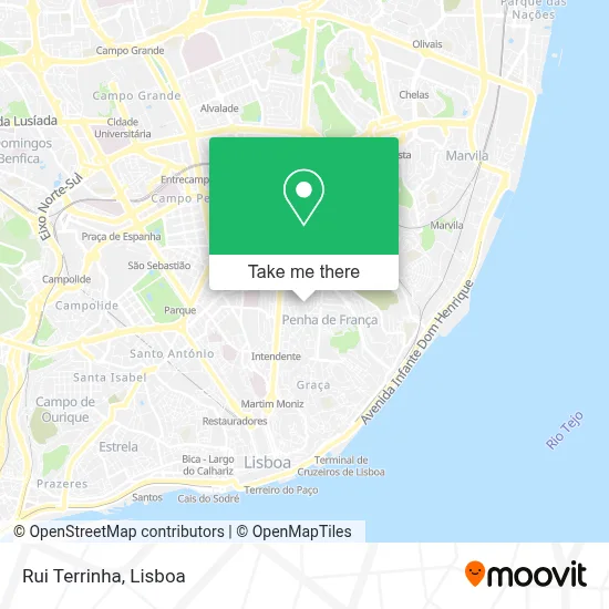 Rui Terrinha mapa