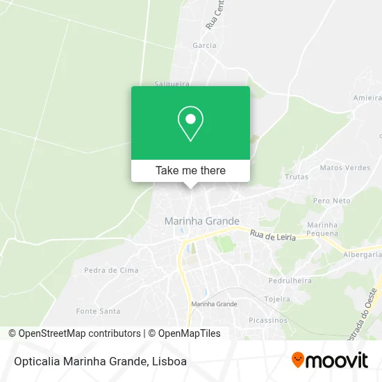 Opticalia Marinha Grande map