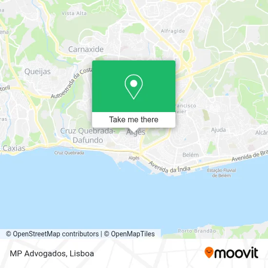 MP Advogados map