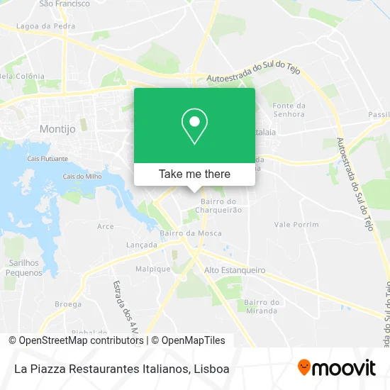 La Piazza Restaurantes Italianos map