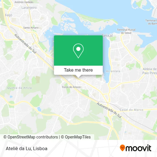 Ateliê da Lu map