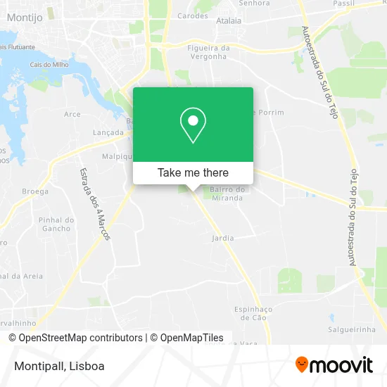 Montipall map