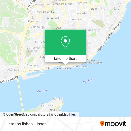 Historias lisboa map