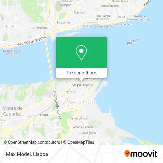 Max Model mapa