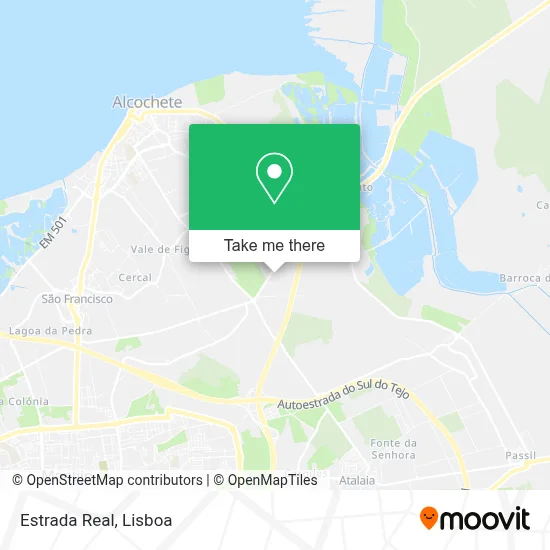 Estrada Real map