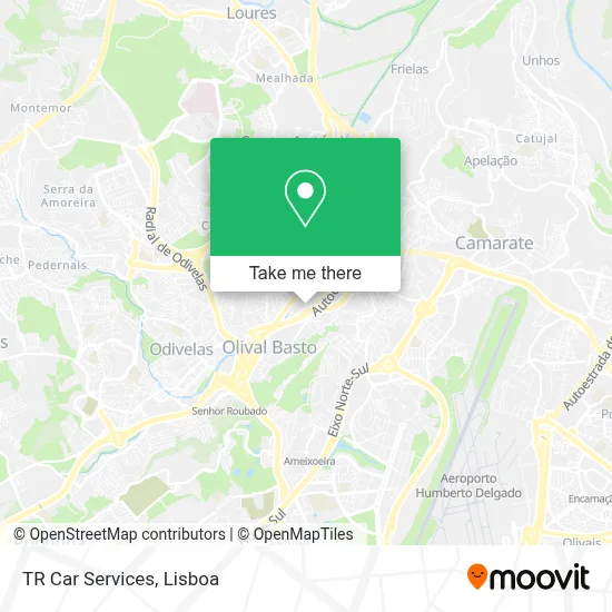 TR Car Services map