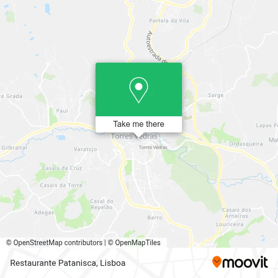Restaurante Patanisca map
