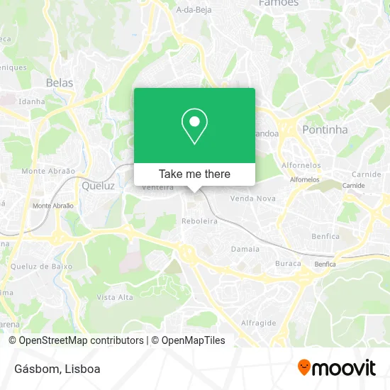Gásbom map