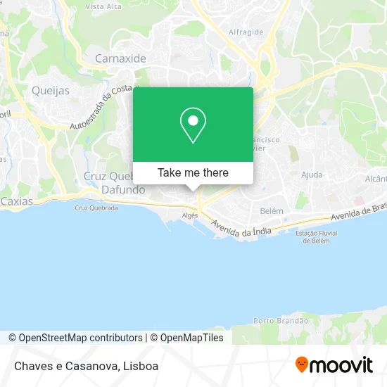 Chaves e Casanova map