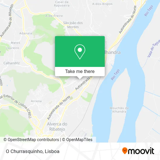 O Churrasquinho mapa
