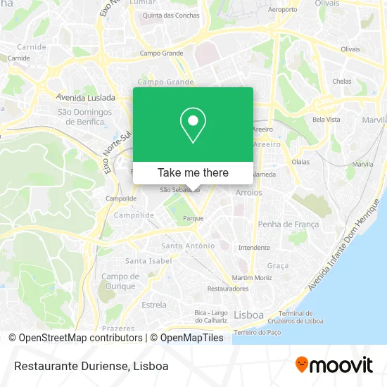 Restaurante Duriense map