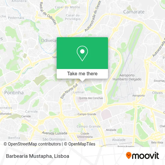 Barbearia Mustapha map