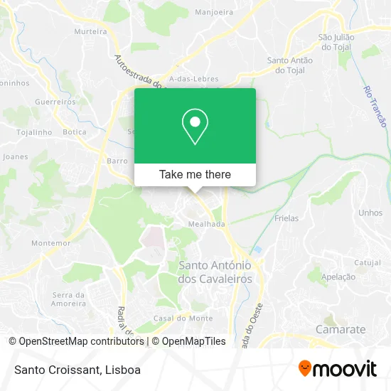 Santo Croissant map