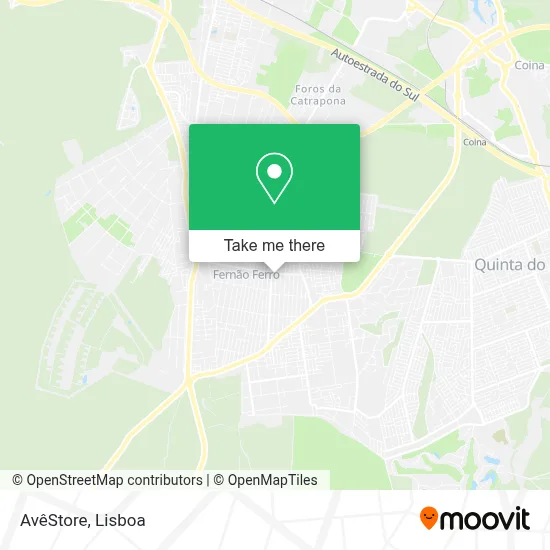 AvêStore map