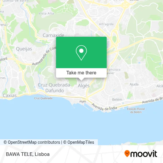 BAWA TELE map