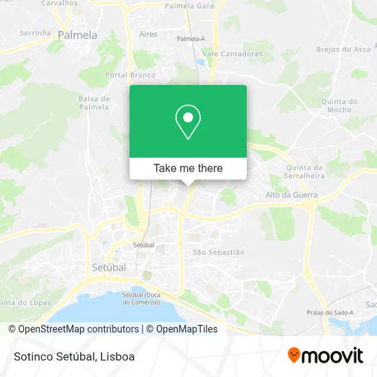 Sotinco Setúbal map