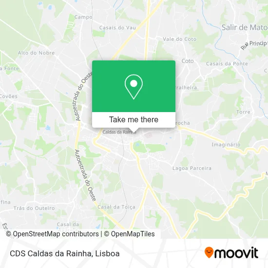 CDS Caldas da Rainha map