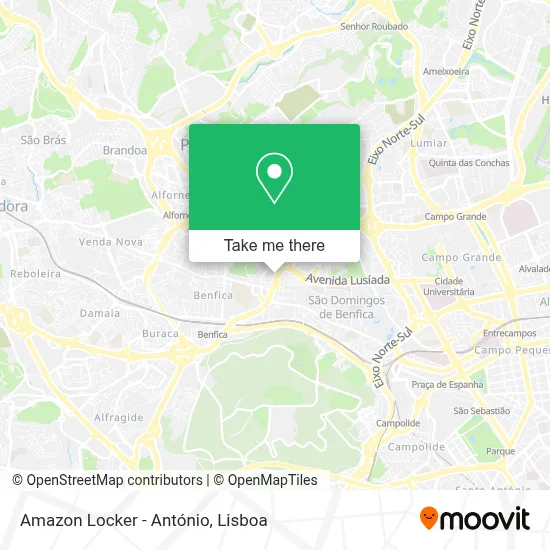 Amazon Locker - António map