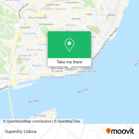 Superdry map