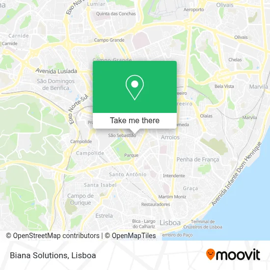 Biana Solutions map