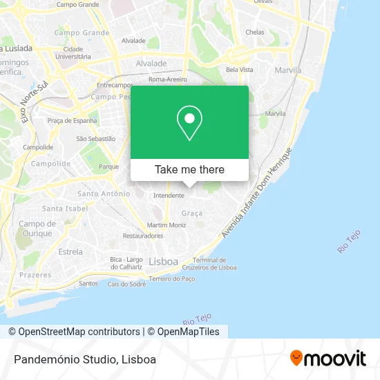Pandemónio Studio map