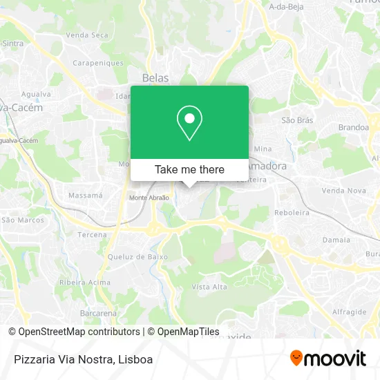 Pizzaria Via Nostra map