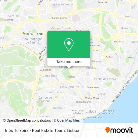 Inês Teixeira - Real Estate Team map