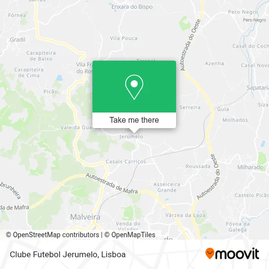 Clube Futebol Jerumelo map