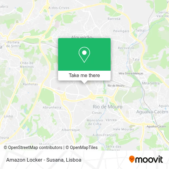 Amazon Locker - Susana map