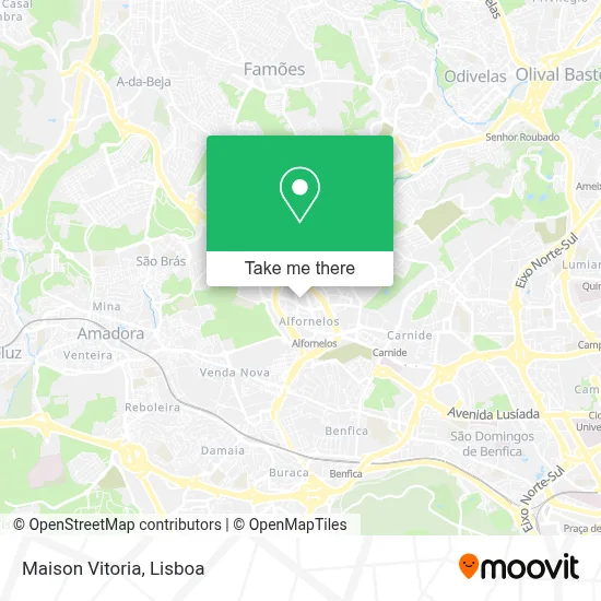 Maison Vitoria map