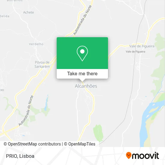 PRIO mapa