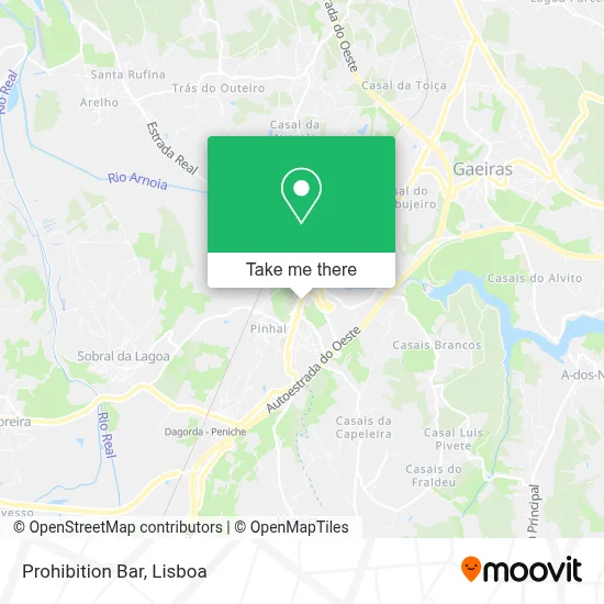 Prohibition Bar map