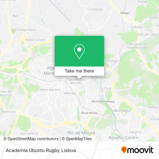 Academia Ubuntu Rugby map