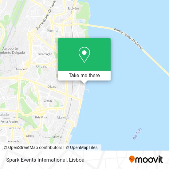 Spark Events International map