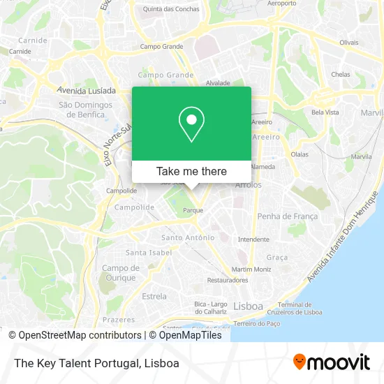 The Key Talent Portugal map