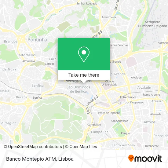 Banco Montepio ATM map