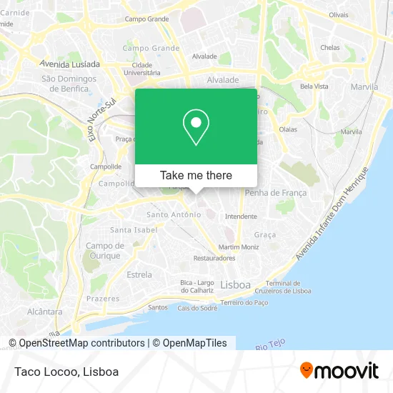 Taco Locoo map