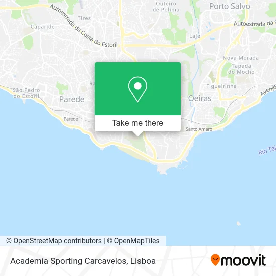 Academia Sporting Carcavelos map