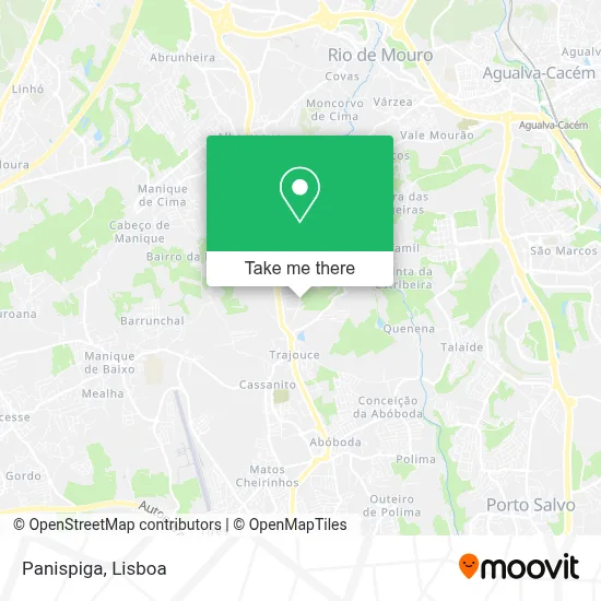 Panispiga mapa