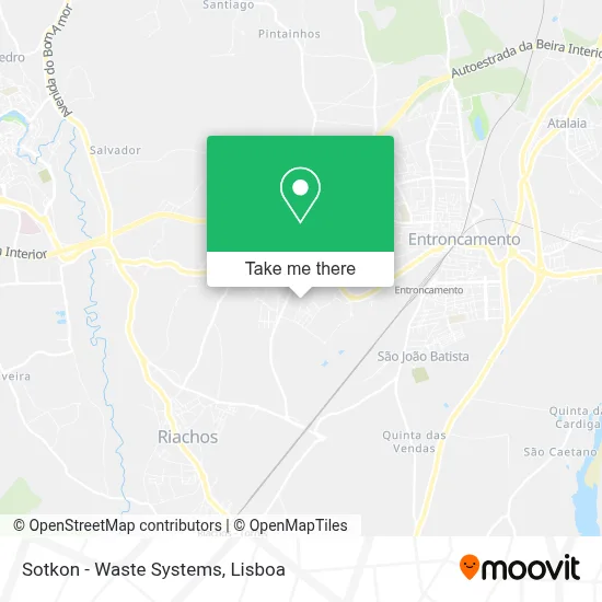 Sotkon - Waste Systems map