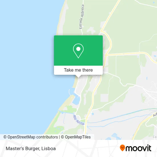 Master's Burger mapa